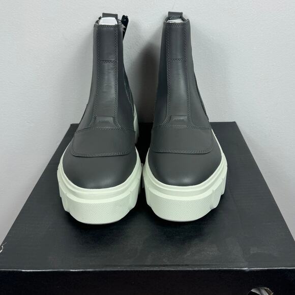 New Sorel Caribou X Boot Chelsea WP in Jet, Pixel Leather Women's Size 11 - Picture 3 of 9